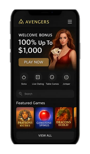 Avengers Casino App Screenshot